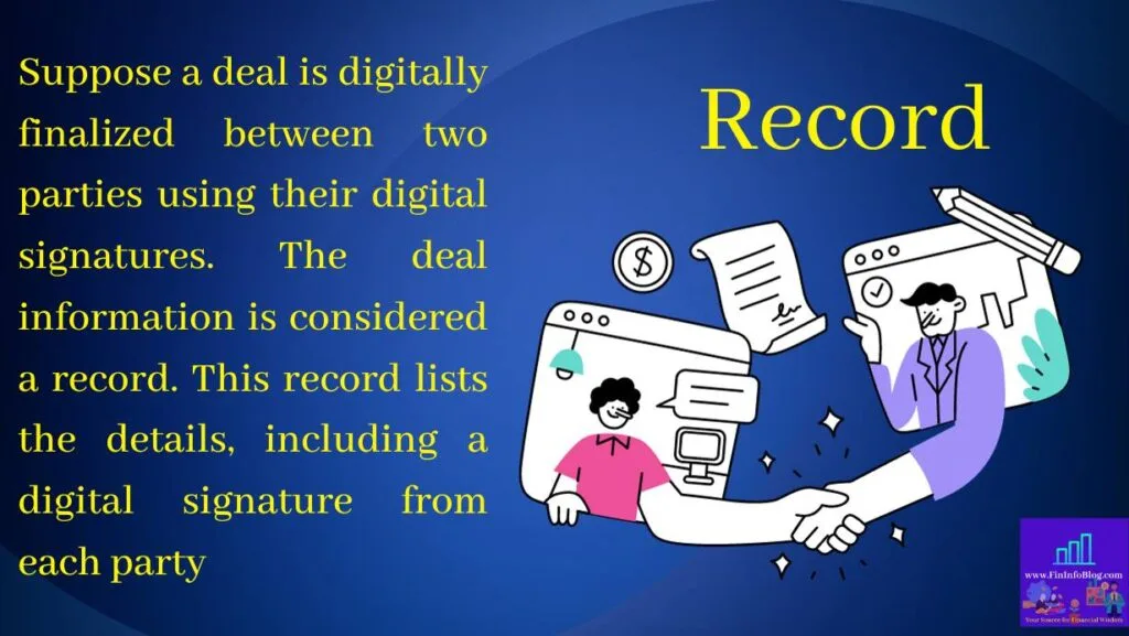 Blockchain : Record