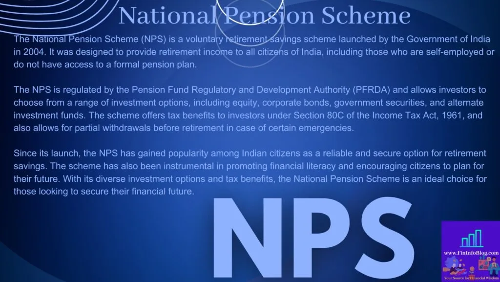 NATIONAL PENSION SCHEME