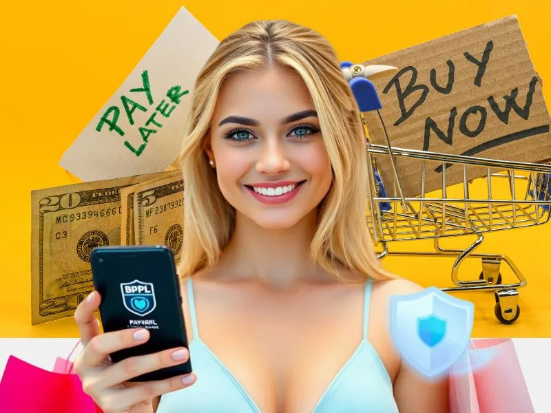 BNPL Consumer Protection: A consumer comparing different Buy Now, Pay Later options on a smartphone, emphasizing BNPL consumer protection details.