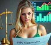 BNPL Consumer Protection : A diverse group of consumers discussing BNPL consumer protection, reviewing budget plans and credit scores.