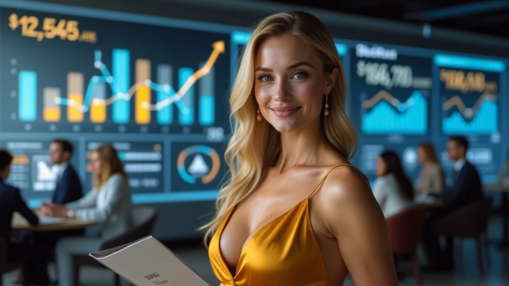 Institutional investment analyst presenting private credit fund growth data at a financial strategy meeting.