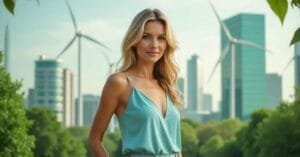 Infographic on sustainable finance strategies for long-term environmental impact.