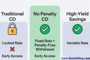 Comparison of Traditional CD vs No Penalty CD vs High-Yield Savings