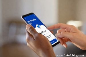 Person checking No Penalty CD 4.25% APY on mobile app
